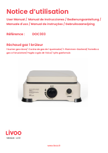 Handleiding Livoo DOC303 Kookplaat