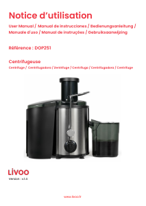Manual Livoo DOP251 Centrifugadora