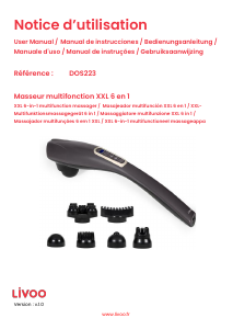 Manual de uso Livoo DOS223C Masajeador