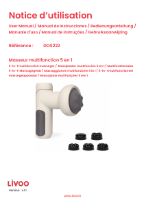 Manual Livoo DOS222C Massage Device