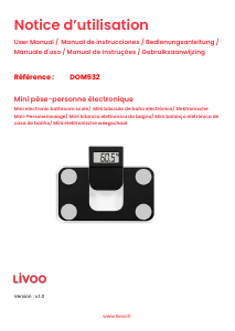 Manual Livoo DOM532C Balança