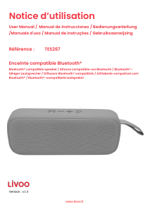 Manual Livoo TES267G Altifalante