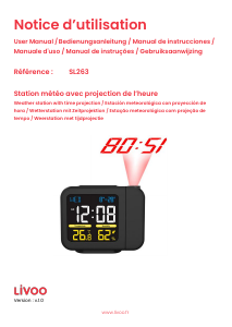 Bedienungsanleitung Livoo SL263N Wetterstation