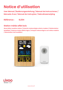 Bedienungsanleitung Livoo SL264 Wetterstation