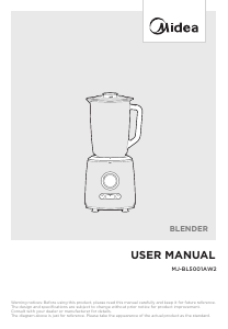 Manuál Midea MJ-BL5001AW2 Mixér
