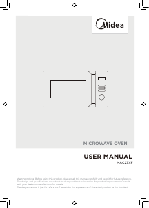 Manual Midea MAC23XF Microwave