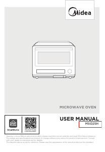 Manual Midea MSO25H Cuptor cu microunde