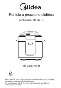 Bruksanvisning Midea MY-CS6037WPB Tryckkokare