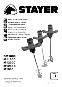 Manuale Stayer M 1200 D Miscelatore per cemento