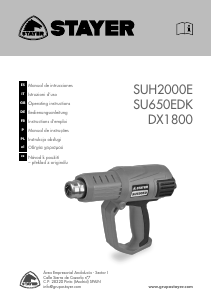 Bedienungsanleitung Stayer DX 1800 B Heissluftpistole