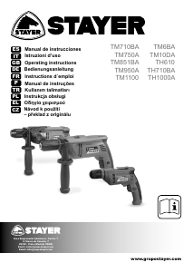 Kullanım kılavuzu Stayer TM 851 BAK Darbeli matkap