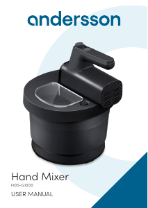 Handleiding Andersson HDS-G1000 Handmixer