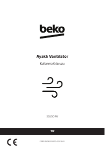 Kullanım kılavuzu BEKO 31650 AV Fan