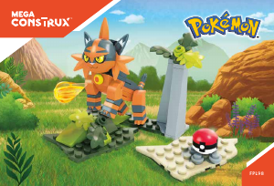 Käyttöohje Mega Construx set FPL98 Pokemon Torracat