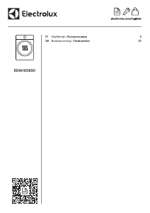 Bruksanvisning Electrolux EDI610O85O Torktumlare