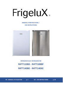 Mode d’emploi Frigelux R4TT140BE Réfrigérateur