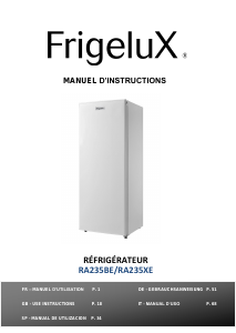 Bedienungsanleitung Frigelux RA235XE Kühlschrank