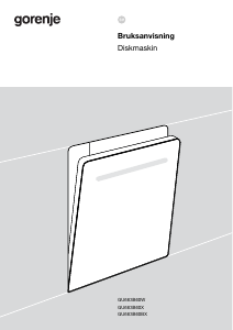 Bruksanvisning Gorenje GU663B60BX Diskmaskin