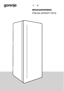 Bruksanvisning Gorenje FN619EEW5 Frys