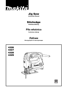 Handleiding Makita 4329 Decoupeerzaag