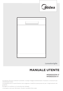 Manuale Midea MFD60S131X-IT Lavastoviglie