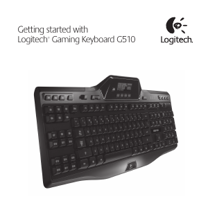 Priročnik Logitech G510 Tipkovnica