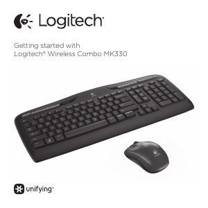 Bruksanvisning Logitech K330 Tastatur