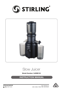 Bruksanvisning Stirling SJWM103 Juicepress