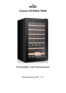 Bruksanvisning Witt EF5483I-1B48 Classic Vinkyl