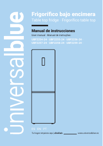 Manual de uso universalblue UBF2256-24 Frigorífico combinado