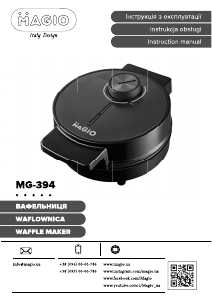 Manual Magio MG-394 Waffle Maker