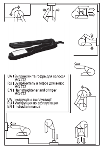 Handleiding Magio MG-722 Stijltang