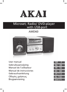 Handleiding Akai AMD60 Stereoset