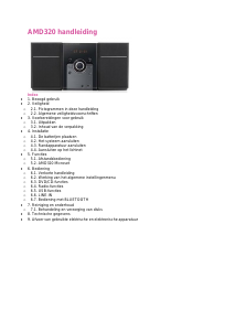 Handleiding Akai AMD320 Stereoset