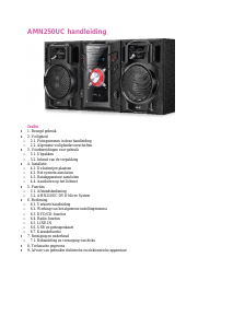 Handleiding Akai AMN250UC Stereoset