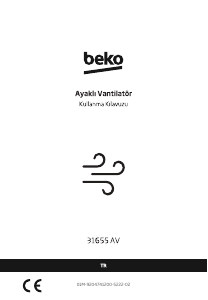 Kullanım kılavuzu BEKO 31655 AV Fan