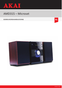 Handleiding Akai AMD315 Stereoset
