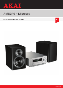 Handleiding Akai AMD340 Stereoset