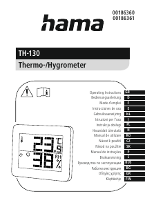 Manuale Hama TH-130 Stazione meteorologica