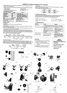 Manual Assize AS800 Cycling Computer