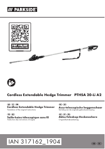 Mode d’emploi Parkside IAN 317162 Taille-haies