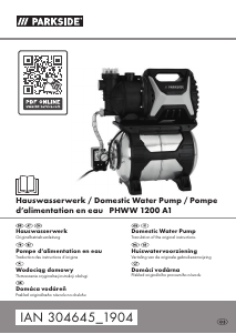 Bedienungsanleitung Parkside IAN 304645 Wasserpumpe