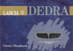 Manual Lancia Dedra (1993)