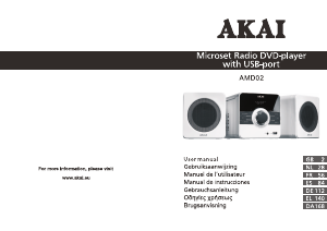 Handleiding Akai AMD02 Stereoset