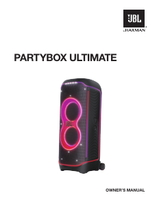 Handleiding JBL PartyBox Ultimate Luidspreker