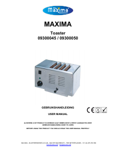 Manual Maxima 09300050 Toaster