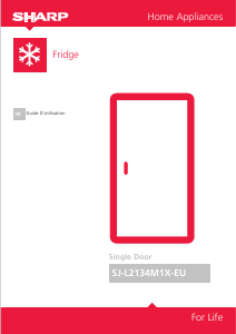 Mode d’emploi Sharp SJ-L2134M1X-EU Réfrigérateur