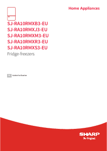 Mode d’emploi Sharp SJ-RA10RMXR3-EU Réfrigérateur combiné