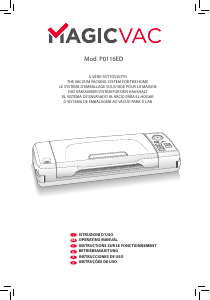 Manual de uso Magic Vac P0116ED Sellador de vacío