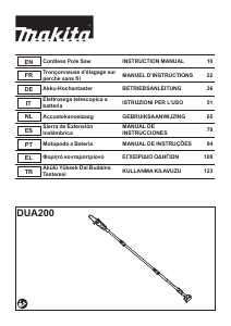 Manual Makita DUA200 Chainsaw